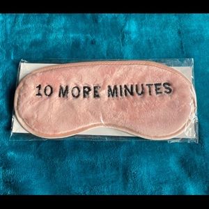 VS PINK sleep mask, pink & black Victoria’s Secret eye mask for better sleep